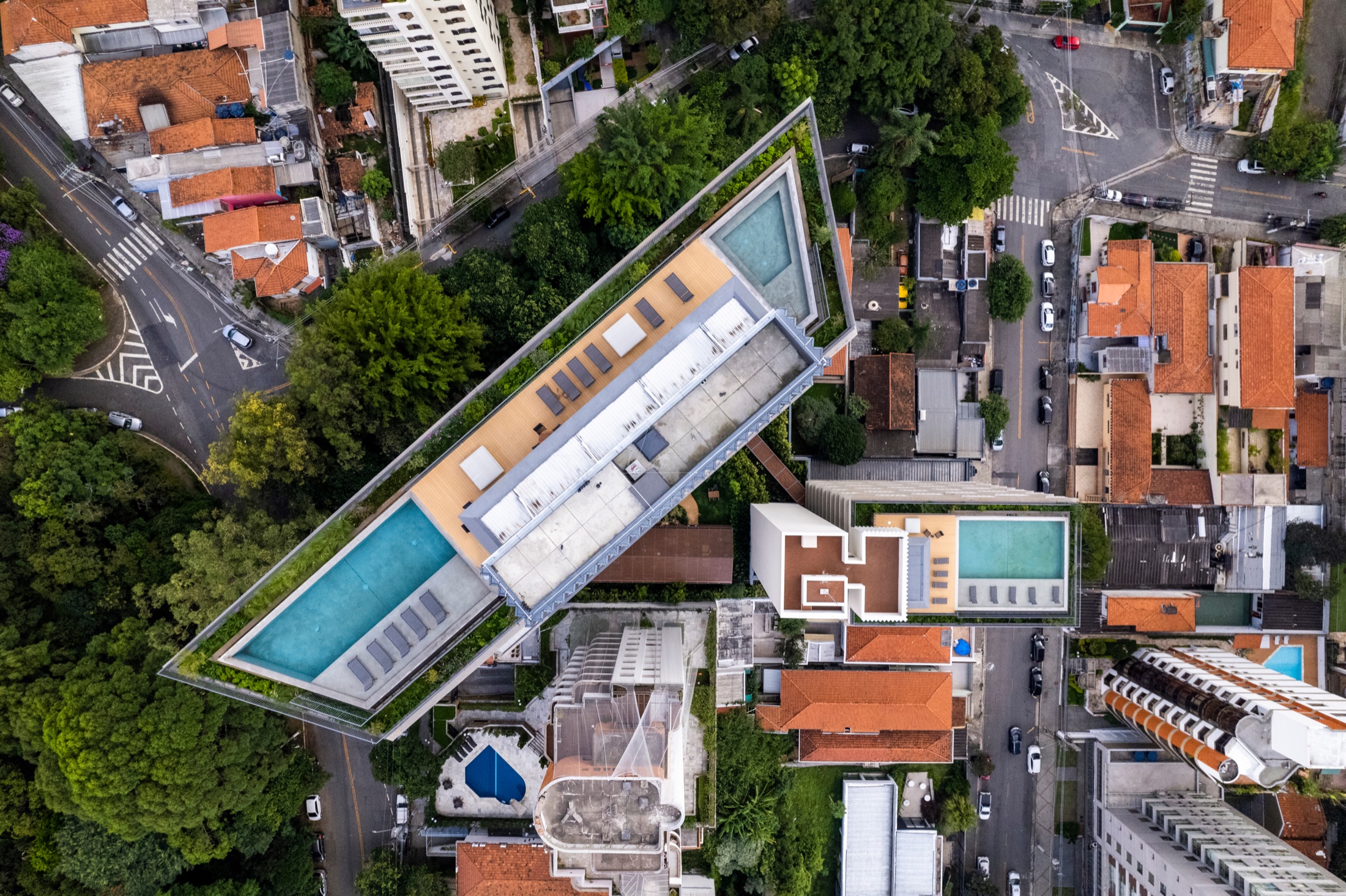 Vista aérea da Vila Madalena